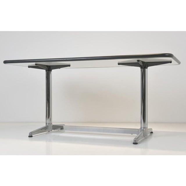 Giancarlo Piretti Worktable in Aluminium by Giancarlo Piretti for Mobilier International, France, 1970s For Sale - Image 4 of 17