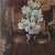Burgundy Vintage Woodland Deer Scene Painting on Wood Block Panel For Sale - Image 8 of 12