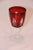 6 Vintage Red Wine Glasses6 Vintage Red Wine Glasses, Stem & Foot is 2.25" clear glass.