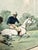 Tan Cal-Mode Fine Furniture Question of Pace Polo Scene, Framed For Sale - Image 8 of 12