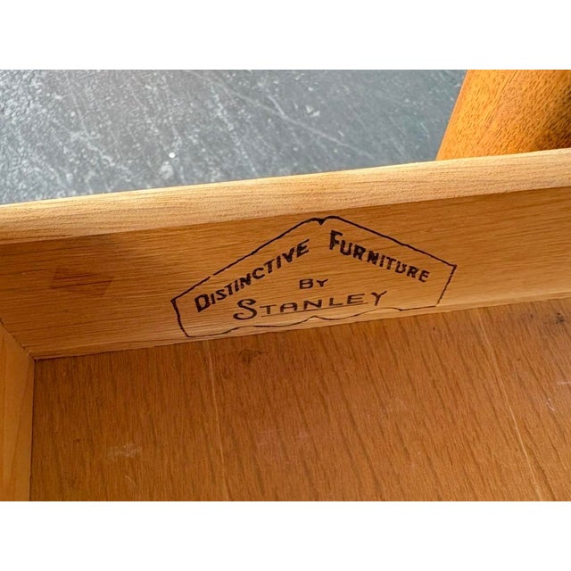Fully-Refinished Mid Century Stanley Desk For Sale - Image 11 of 12