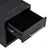 Wood Marlow Black Wood Nightstand For Sale - Image 7 of 9
