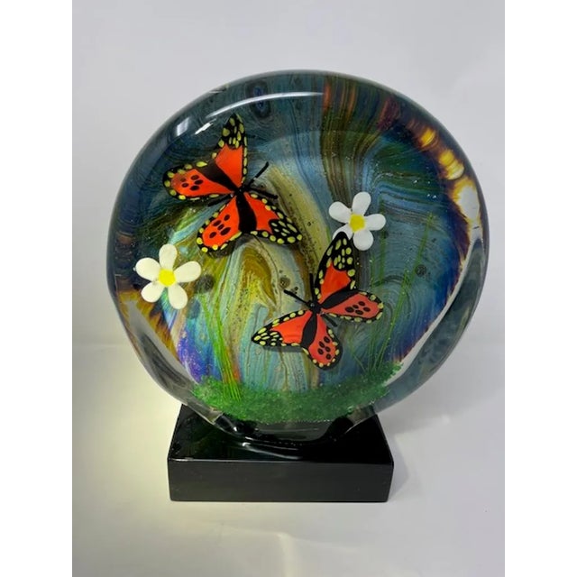 Butterfly Terrarium Made of Murano Glass For Sale - Image 9 of 9