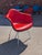 Red 1970s Pair of Red Eames Herman Miller Padded Arm Shell Chairs For Sale - Image 8 of 16