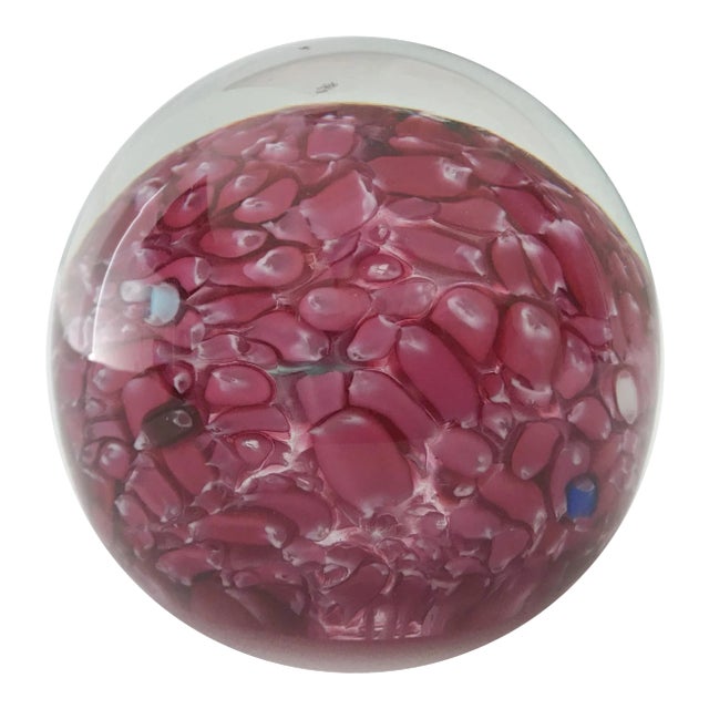 1960s Murano Glass Paperweight For Sale