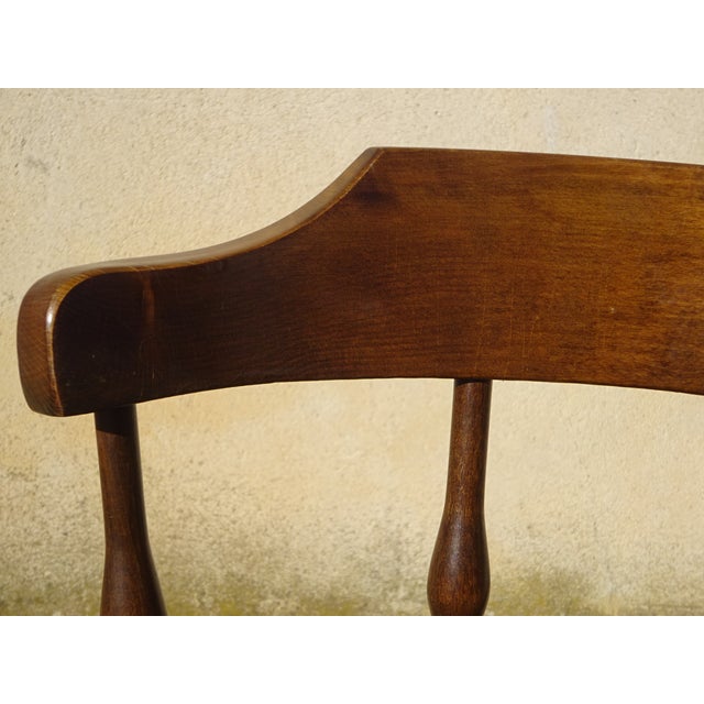 Wood and Fabric Chairs, Set of 2 For Sale - Image 6 of 18