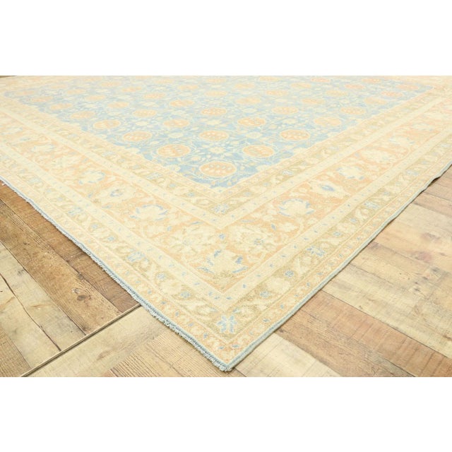 Vintage Portuguese Khotan Style Rug - 09'03 X 09'07 For Sale In Dallas - Image 6 of 9