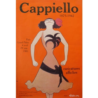 1981 Original French Exhibition Poster, Cappiello at the Grand Palais For Sale
