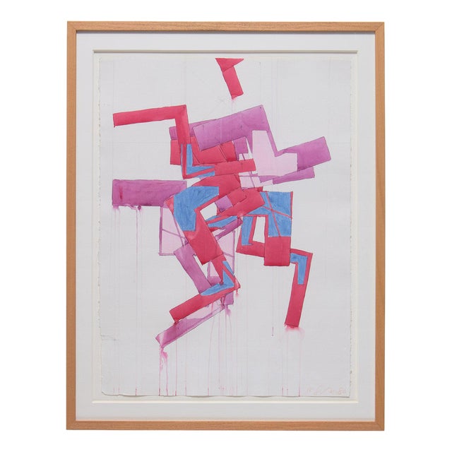 Richard Smith, Untitled, 1980, Mixed Media on Paper For Sale