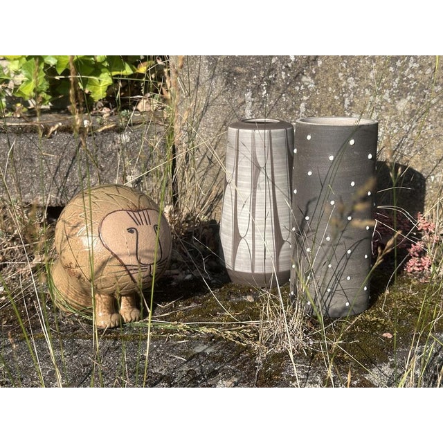 Africa Series Lion in Ceramic by Lisa Larson for Gustavsberg, Sweden, 1960s For Sale - Image 16 of 18