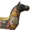 Vintage Oriental Chinese Reddish Maroon Cloisonne Metal Horse Figure For Sale - Image 4 of 14