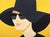 Alex Katz The Black Hat 2 Official Exhibition Poster Dimensions: 31,5 x 23,60 in / 80 x 60 cm Sold unframed
