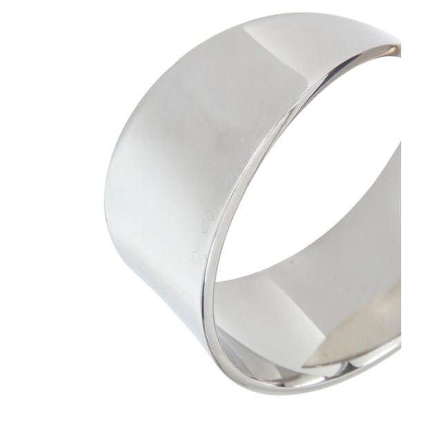 David Herschler, Elijah David Herschler Chrome Steel Modernist Free Form Kinetic Ribbon Sculpture, 1985 For Sale - Image 4 of 5