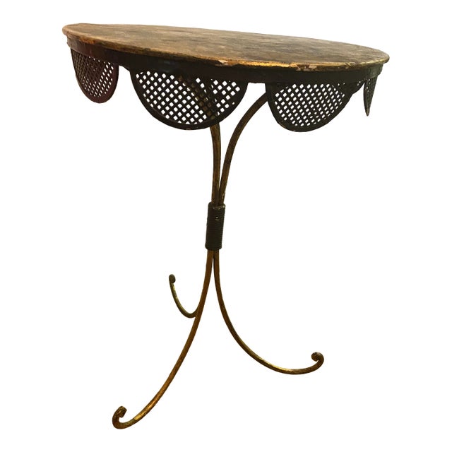 Mid 20th Century Modern Mathieu MatÃ©got Tripod Occasional Table For Sale