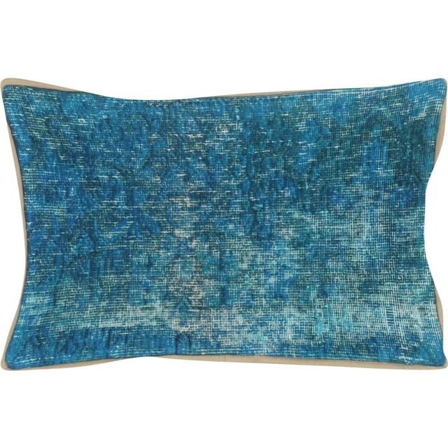 Shabby Chic 1960s Persian Tabriz Pillow For Sale - Image 3 of 3