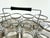 1960s Mid-Century Modern Silver Rim Cocktail Glasses With Chrome Carrier - Set of 8 For Sale In Little Rock - Image 6 of 10