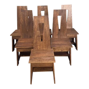 1920s Charles Limbert Attributed Model 81 Chairs - Set of 6