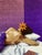 Figurative Cedric Vu "I Love Machiavelli" Tufted Yarn Figurative Portrait, Purple Bed, Gold Crown, Contemporary California Textile Art, Pop Art, 2025 For Sale - Image 3 of 8