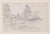 Mino Maccari, View of Pisa, Pencil Drawing on Paper, 1927 For Sale - Image 3 of 3