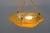 French Art Deco Frosted Amber Colored Pendant Light from ROS, 1930s For Sale - Image 18 of 18