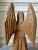 Wood Vintage Handcarved Cubist Folk Art Wooden Angel Sculpture For Sale - Image 7 of 13