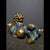 Metal Pair of Vintage Cloisonné Enamel Guardian Lions – Gilt Bronze Wealth Foo Dogs For Sale - Image 7 of 10