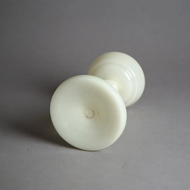 Glass Antique Opaline Clamshell Glass Kerosene Lamp Circa 1870 For Sale - Image 7 of 7