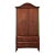Ragazzi Solid Cherry Matte Finish Contemporary Rustic Country Style 39" Clothing Armoire - Made in Canada For Sale