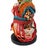 Vintage African Beaded Namji Twin Fertility Dolls Cameroon 9.25" H W/Wood Stand For Sale In New York - Image 6 of 7