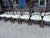 1940s Set of 12 Georgian Style 1950s Mahogany Ribbon Back Dining Room Chairs For Sale - Image 4 of 10