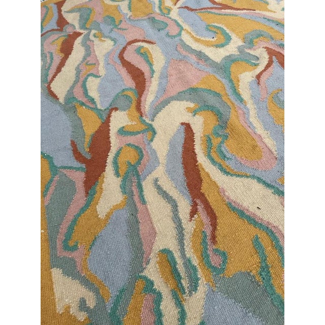 French Modern Tapestry by Nee, 1970s For Sale - Image 4 of 16
