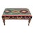 Handmade Kilim Upholstered Boho Bench For Sale
