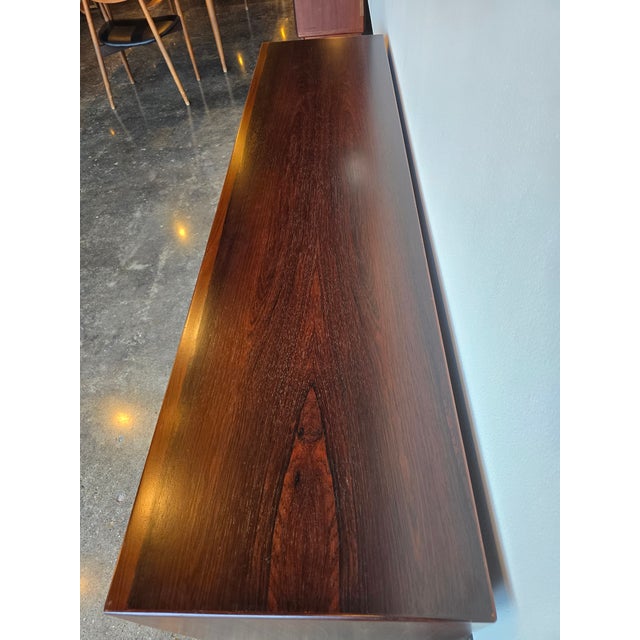 Wood Falster Rosewood Sideboard Credenza Tambour MCM Vintage For Sale - Image 7 of 12