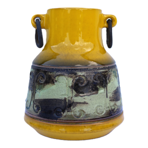 Alvino Bagni Bitossi Vase Mid-Century Italian Pottery Brutalist Design-for Raymor
