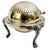 Mid 20th Century Mid 20th Century American Rogers Silver-Plated Roll Top Caviar / Butter Dish With Glass Liner - Caviar Server For Sale - Image 5 of 9