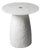 D48 Bolete Side Table in Clay Finish with White Glass Table Top from Aifunghi For Sale