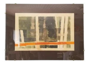 1970 E R Griffing "Woodland Passage" Abstract Painting