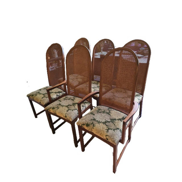 1970s Vintage Mid Century Milo Baughman for Directional Dining Chairs For Sale - Image 5 of 9