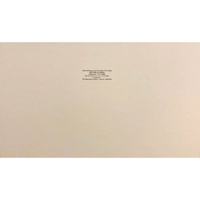 Paper 'Reclining Nude' by Victor Di Gesu, Paris, Salon D'Automne, Académie Chaumière, San Francisco Art Association, Los Angeles County Museum of Art For Sale - Image 7 of 7