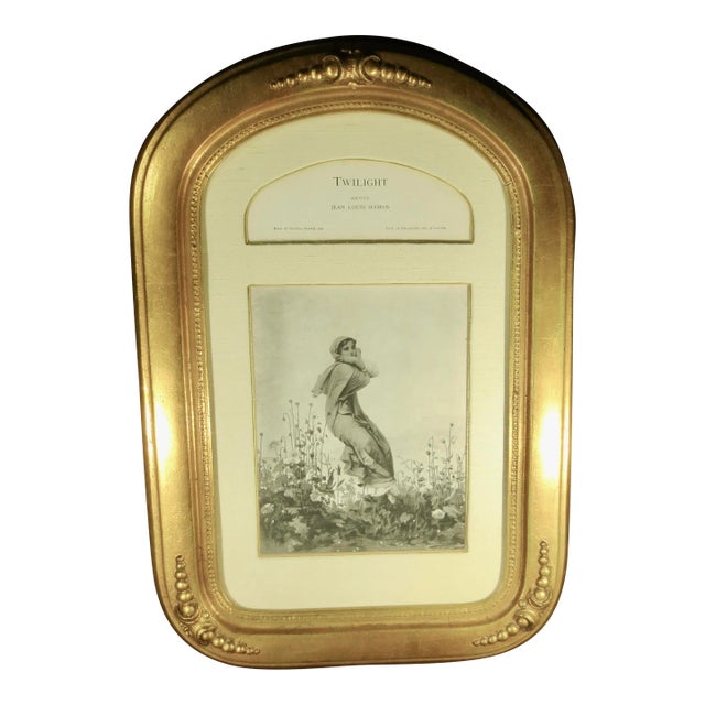 Gilt Arch Top Framed Art Print For Sale