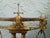 Brass Franklin Mint 150th Anniversary Gold Rush Brass Balance Scale With Marble Base & Weights For Sale - Image 8 of 12