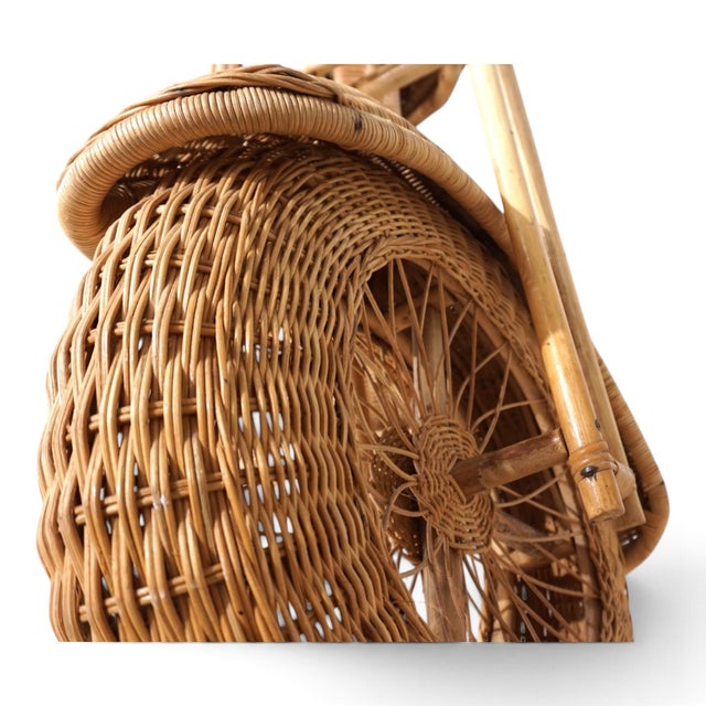 After Tom Dixon, Harley-Davidson Motorcycle, 1990s, Rattan For Sale - Image 6 of 18