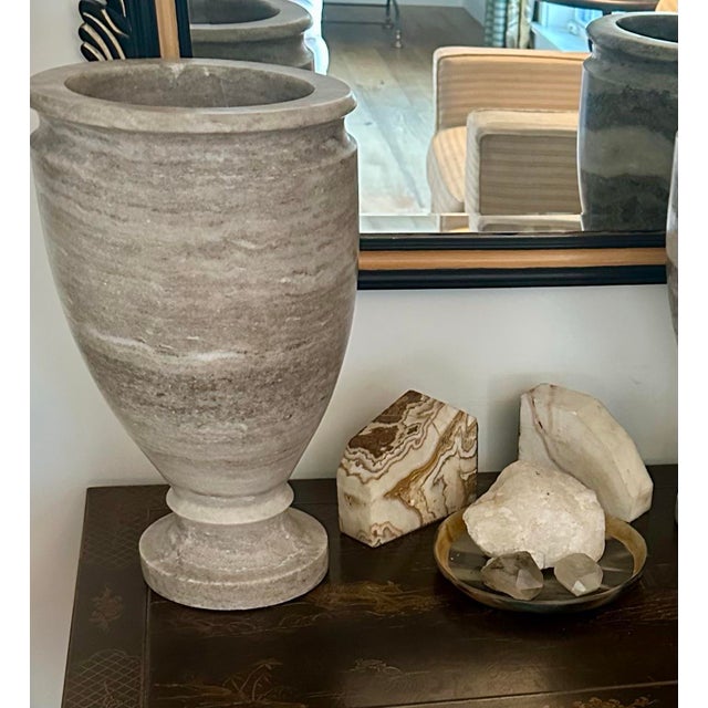 Modern Marble Vase For Sale - Image 3 of 12