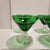 Anchor Hocking 1950s Forest Green "Boopie / Burple" Sherbet Champagne Glasses Anchor Hocking - Set of 8 For Sale - Image 4 of 8