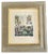 1935 “French Room” Signed Watercolor Interior Painting in Gilt-Trimmed Wood Frame For Sale