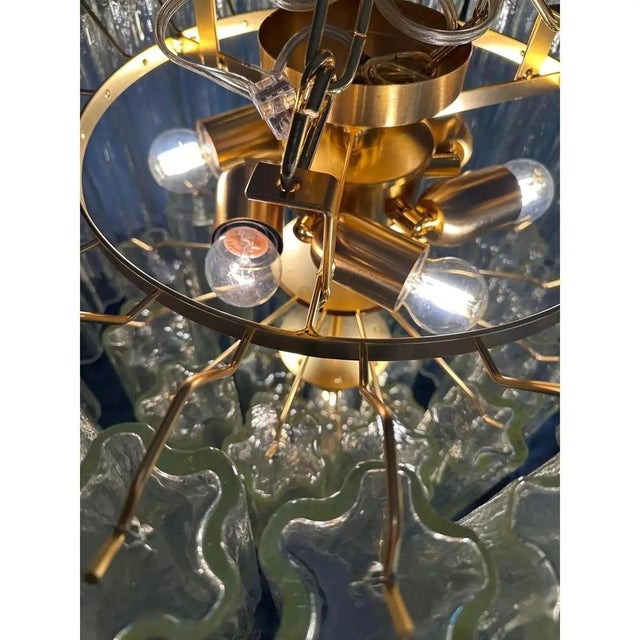 Early 21st Century Italian Murano Glass Flush Mount with Tronchi Design by Simoeng for Simoeng For Sale - Image 5 of 9