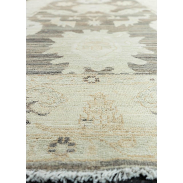Contemporary Oushak Rug 5' x 24'6" For Sale - Image 3 of 4