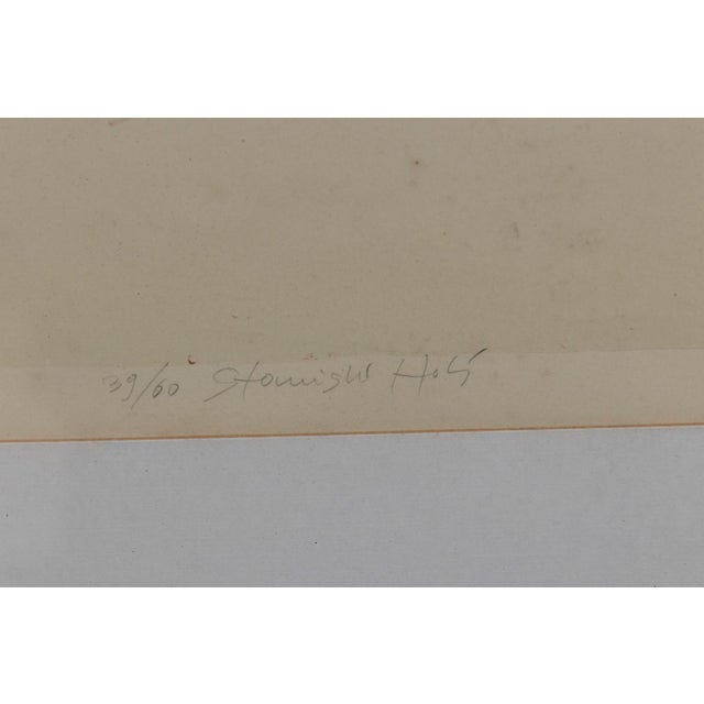 Color lithograph titled “Hudebníci” by Stanislav Holý, created in Czechoslovakia during the 1980s–1990s. The work reflects...