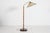 Art deco floor lamp in Swedish Grace style made in the 1940s The stem and base is made of turned birch wood, mounted with...