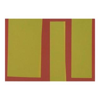 "Gravitas" Contemporary Minimalist Geometric Oil Diptych Painting by Shyun Song - A Pair For Sale